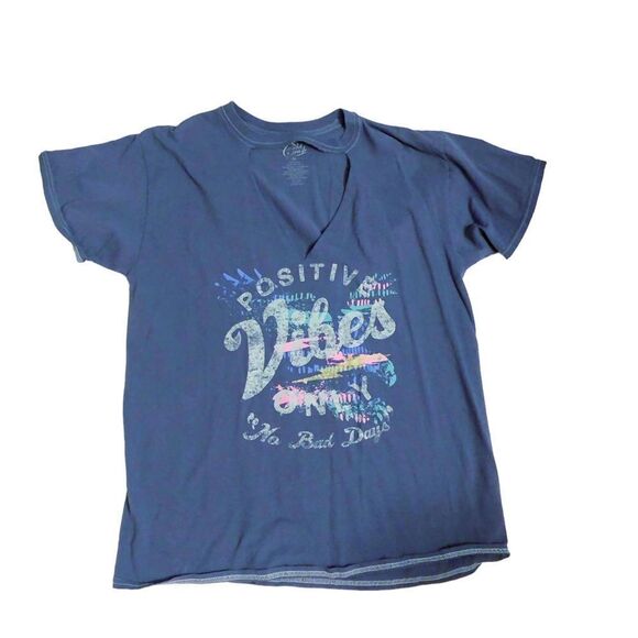 - Good Vibes Only Big Women’s TShirt - Picture 1 of 3